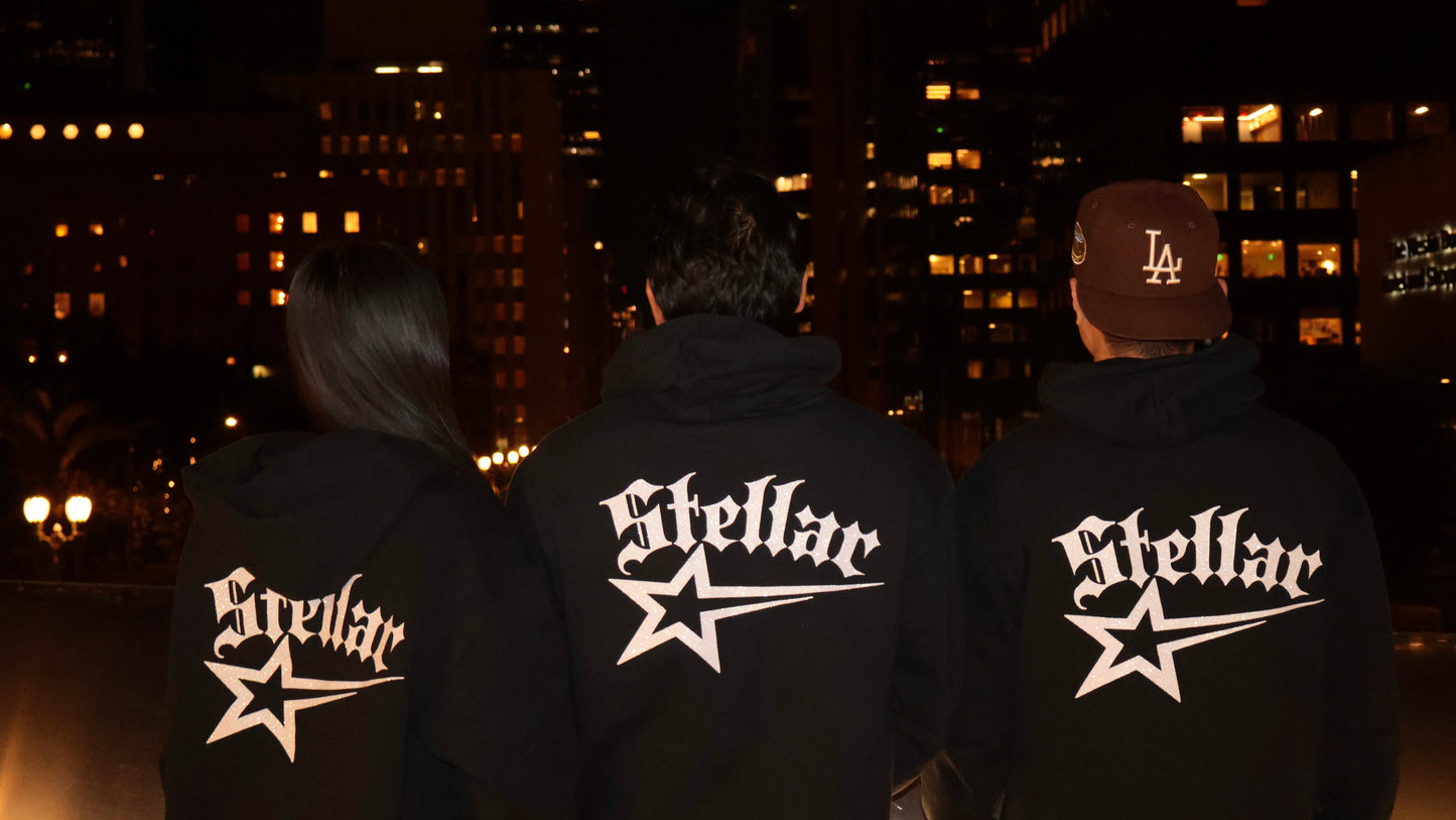 Black Stellar Apparel Hoodie