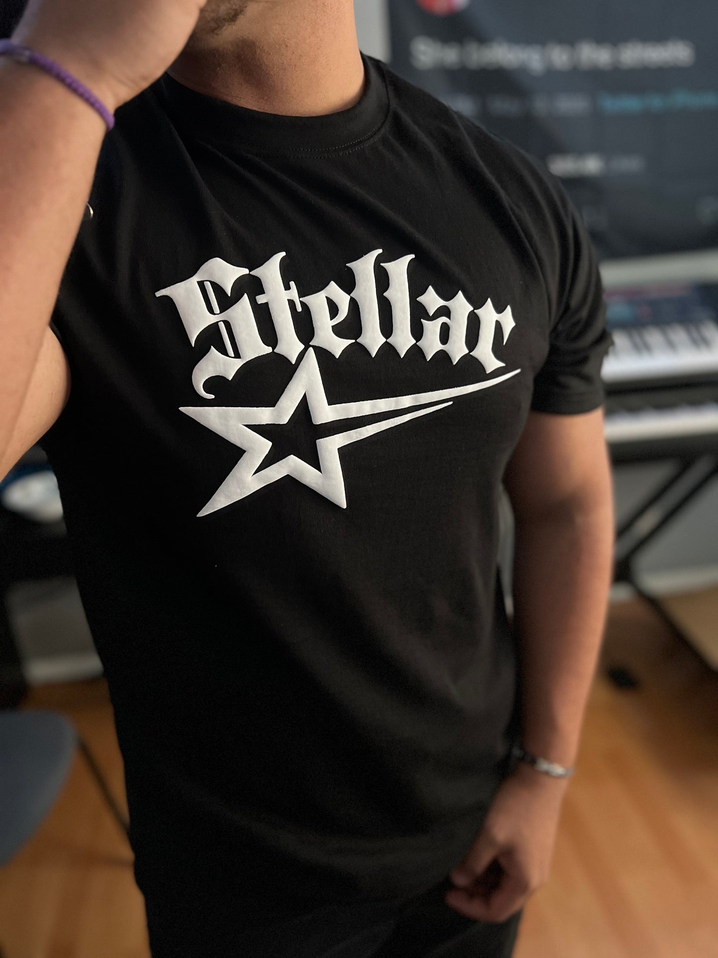 Black Stellar Star T-shirt