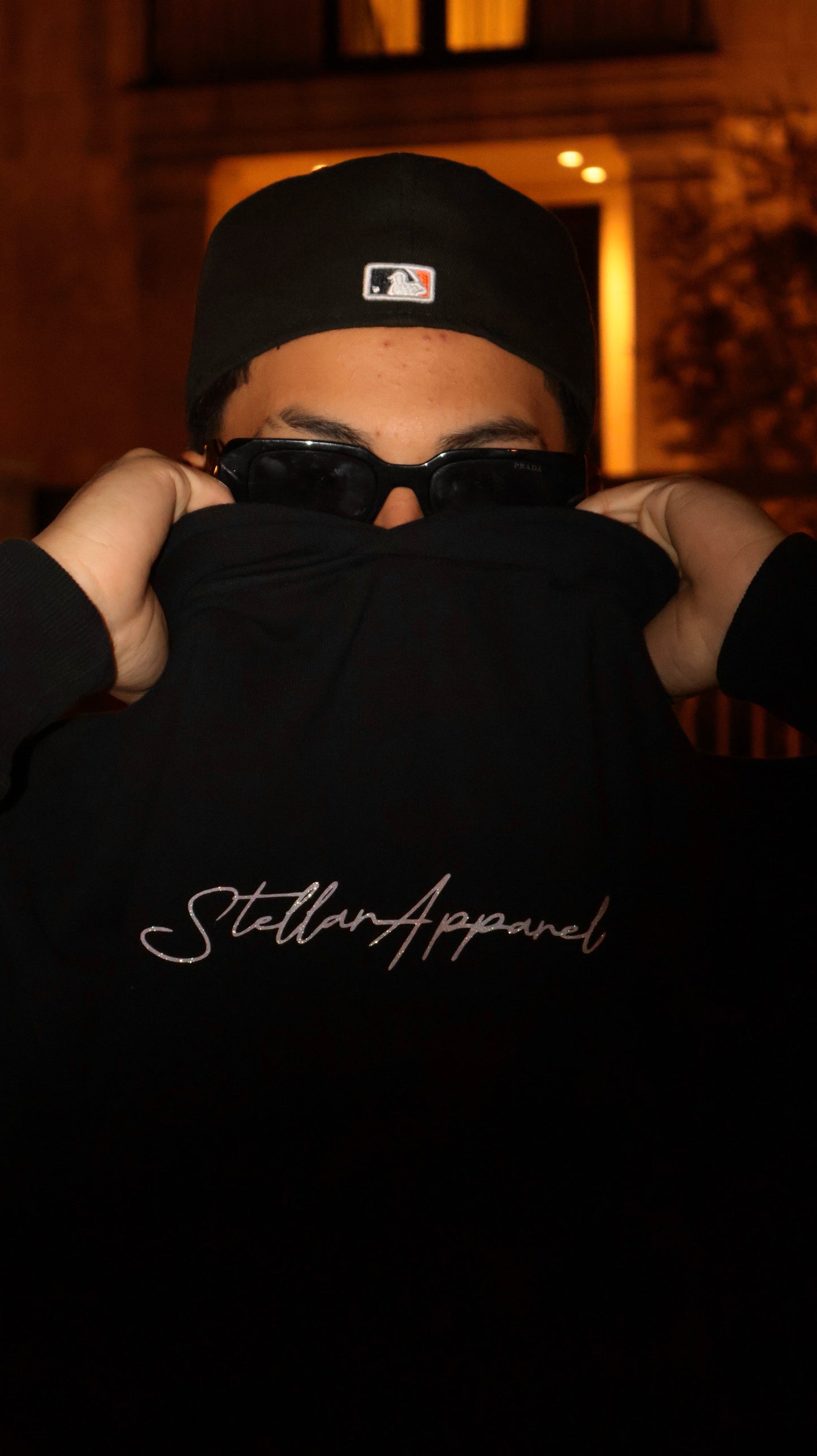 Black Stellar Apparel Hoodie