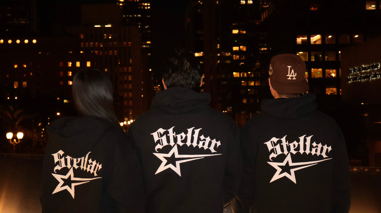 Black Stellar Apparel Hoodie