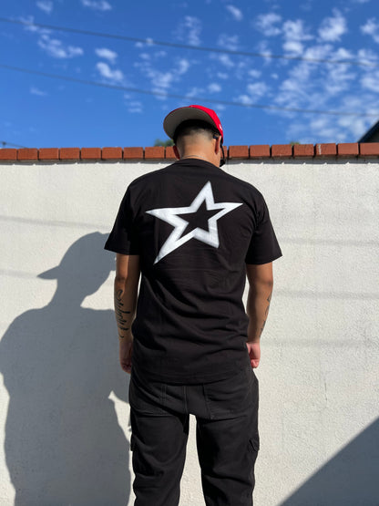 Black Stellar Star T-shirt